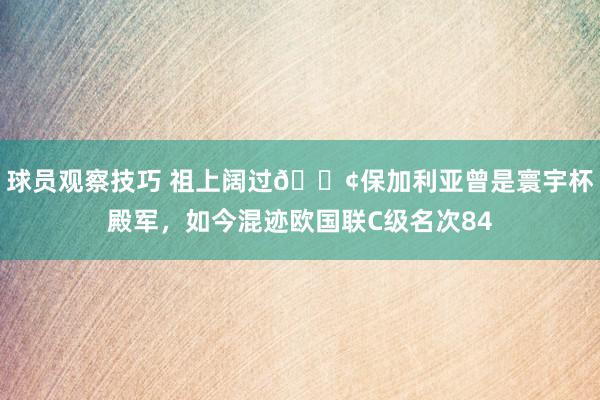 球员观察技巧 祖上阔过😢保加利亚曾是寰宇杯殿军，如今混迹欧国联C级名次84