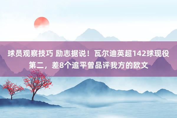 球员观察技巧 励志据说！瓦尔迪英超142球现役第二，差8个追平曾品评我方的欧文