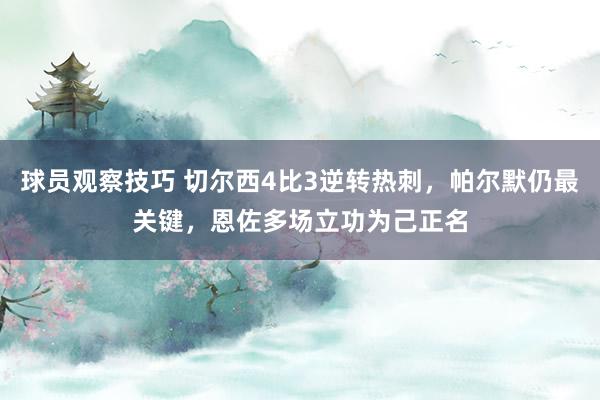 球员观察技巧 切尔西4比3逆转热刺，帕尔默仍最关键，恩佐多场立功为己正名